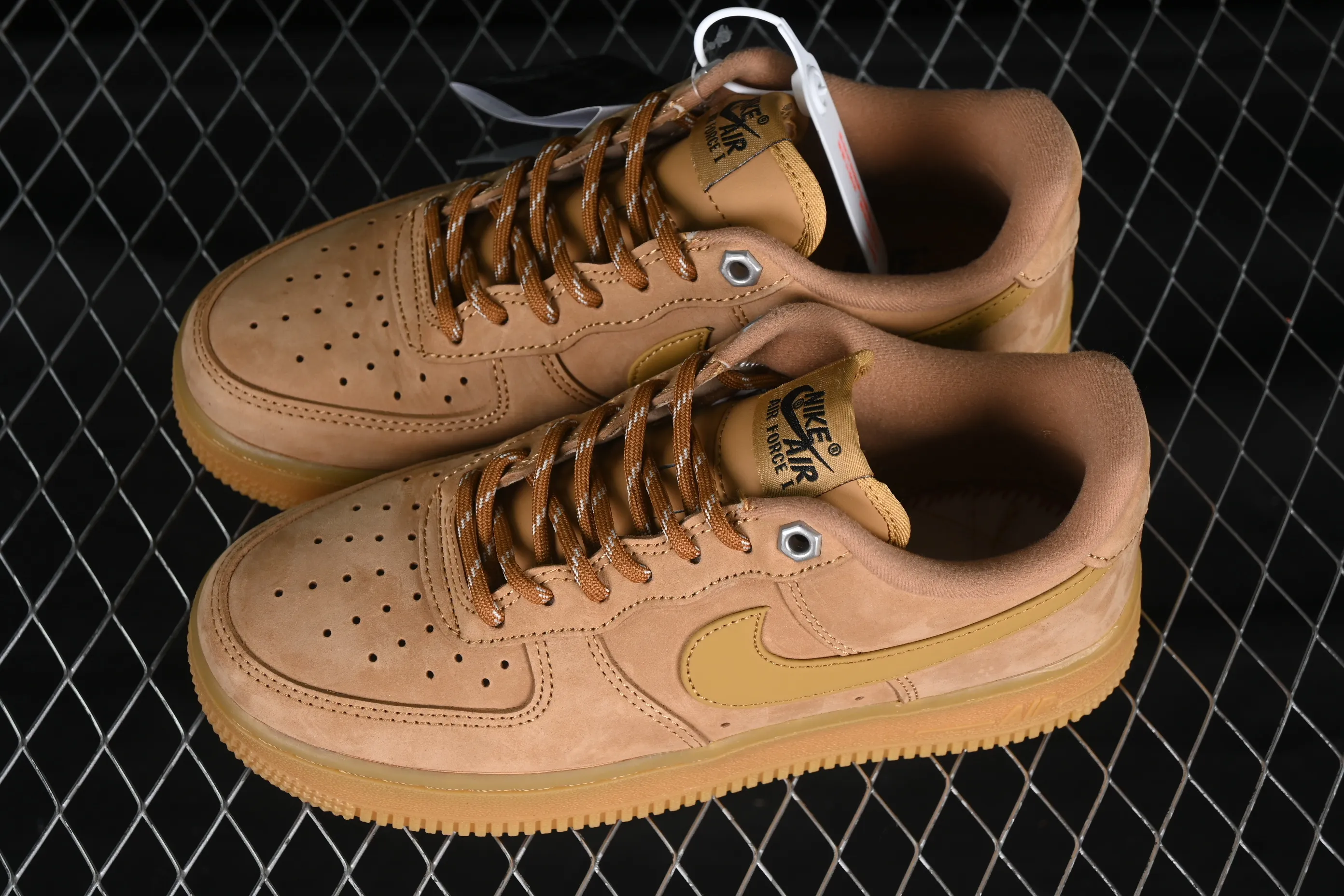 All categories Nk Air Force 1 Air Force series Nk Air Force 1 Low Air Force low top X version Nk Air Force 1'07 WB AF1 wheat color first layer suede Air Force 1 low top sneakers CJ9179-200